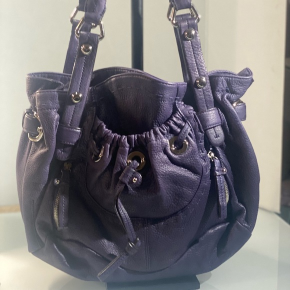 b. makowsky Handbags - B.Makowsky purple leather bag